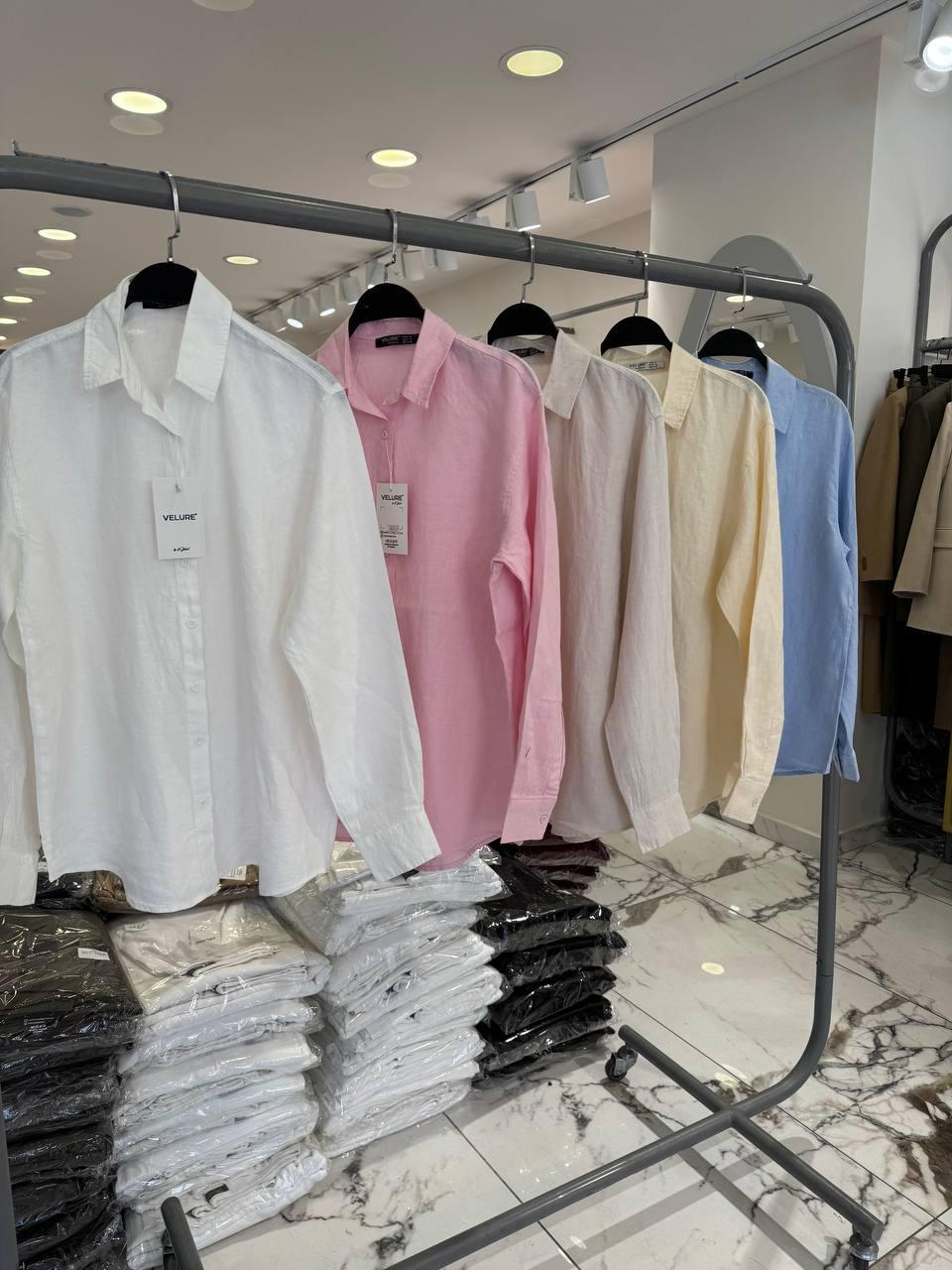Soft Linen Button-Down Shirt