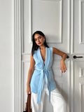 Belted Vest